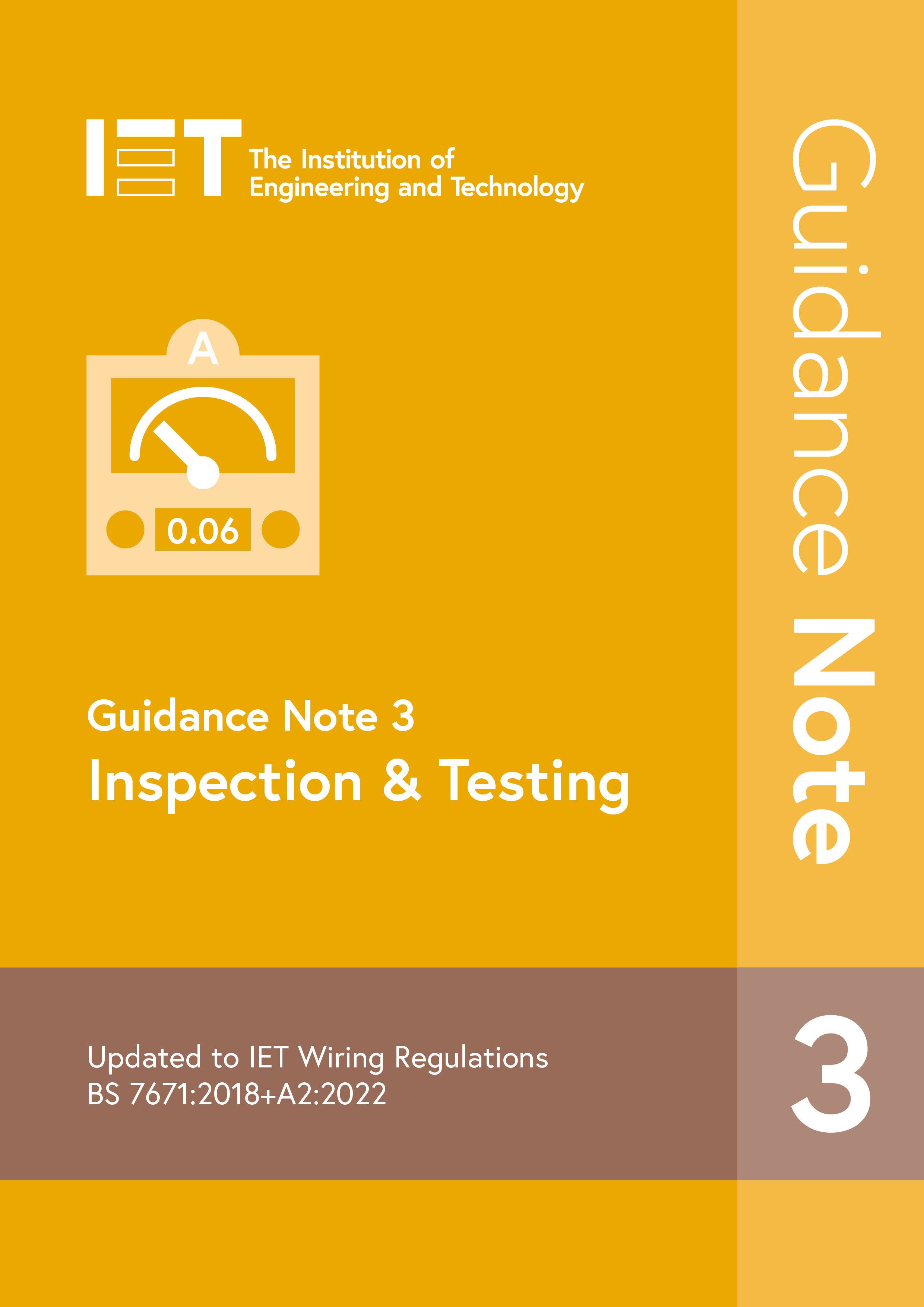 IET Guidance Note 3: Inspection & Testing, 9th Edition